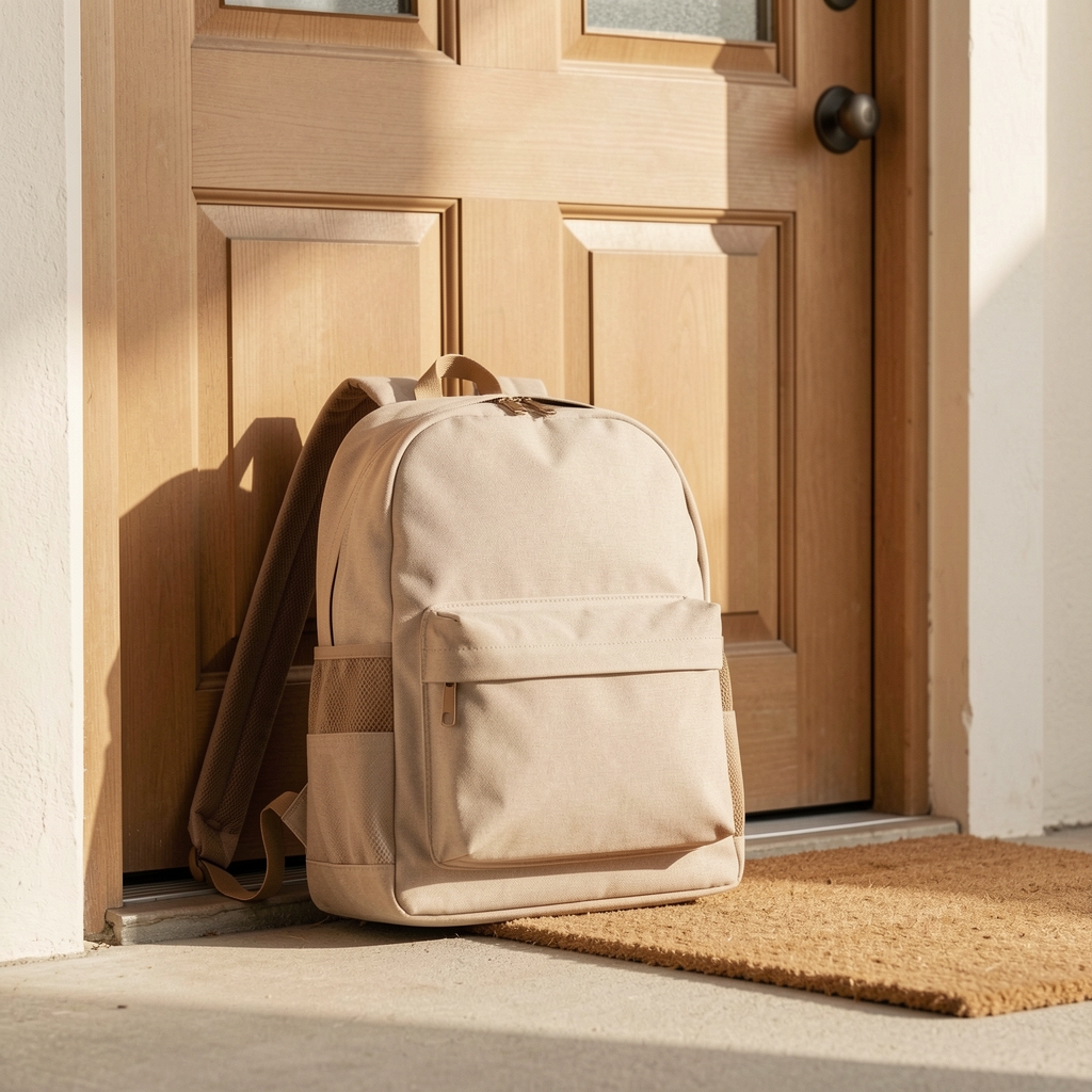 first day of school jitters calming anxious kid image