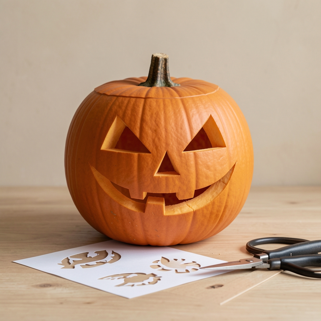 pumpkin carving patterns for beginners image
